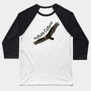 Vulture Culture - Bird Humour Design Baseball T-Shirt